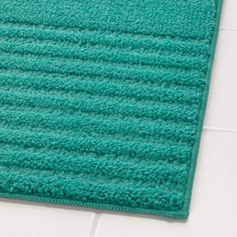 NWOT IKEA VOXSJON Bath Mat - Turqoise